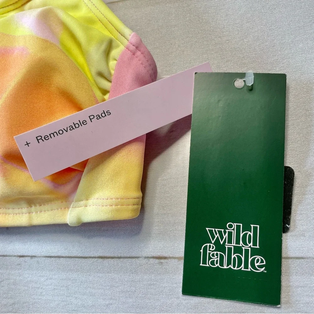 NWT - Wild Fable - Women’s Multi-Colored Swim Bralette